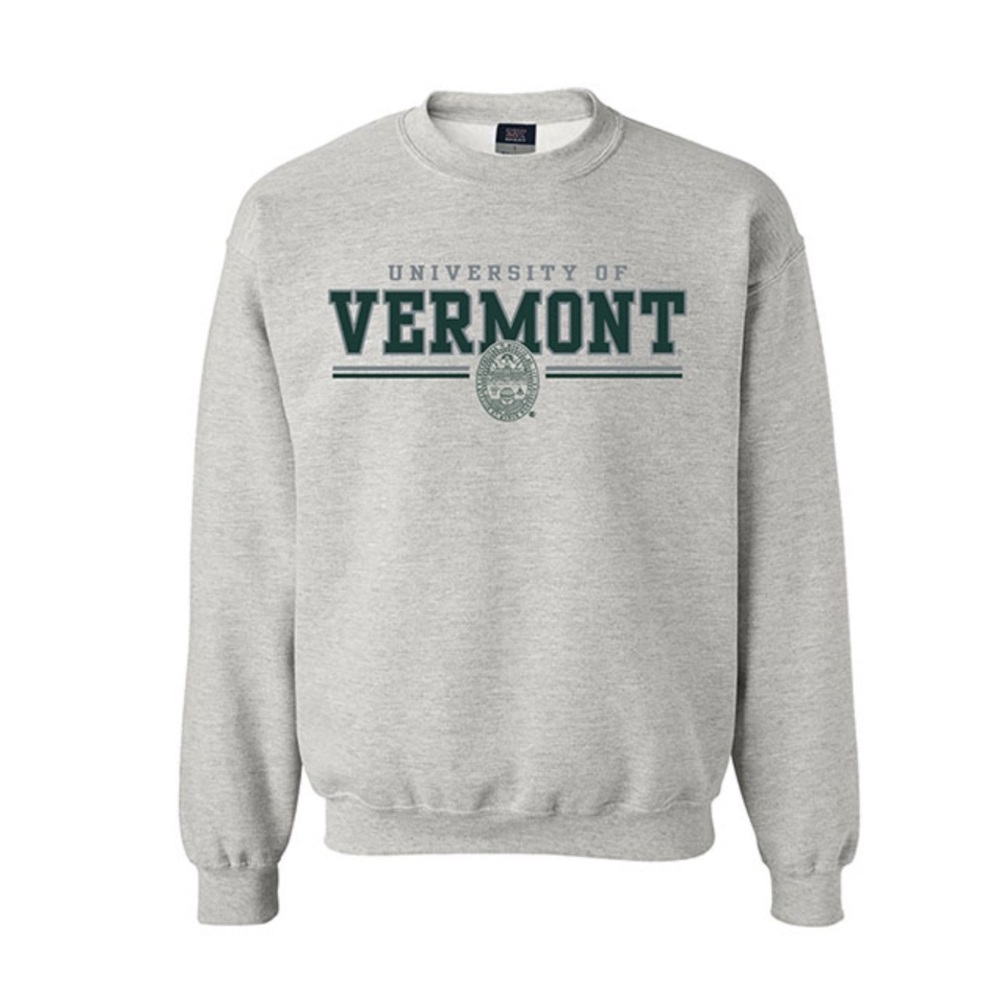 University of Vermont Grey Crewneck